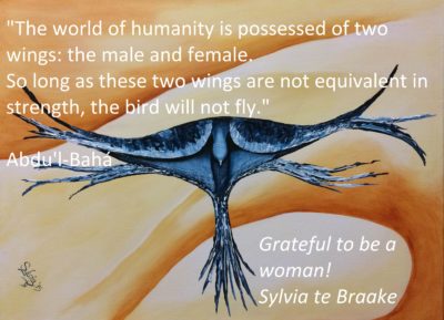 grateful to be a woman atelier kunstig art Dankbaarheid kunstigart.nl