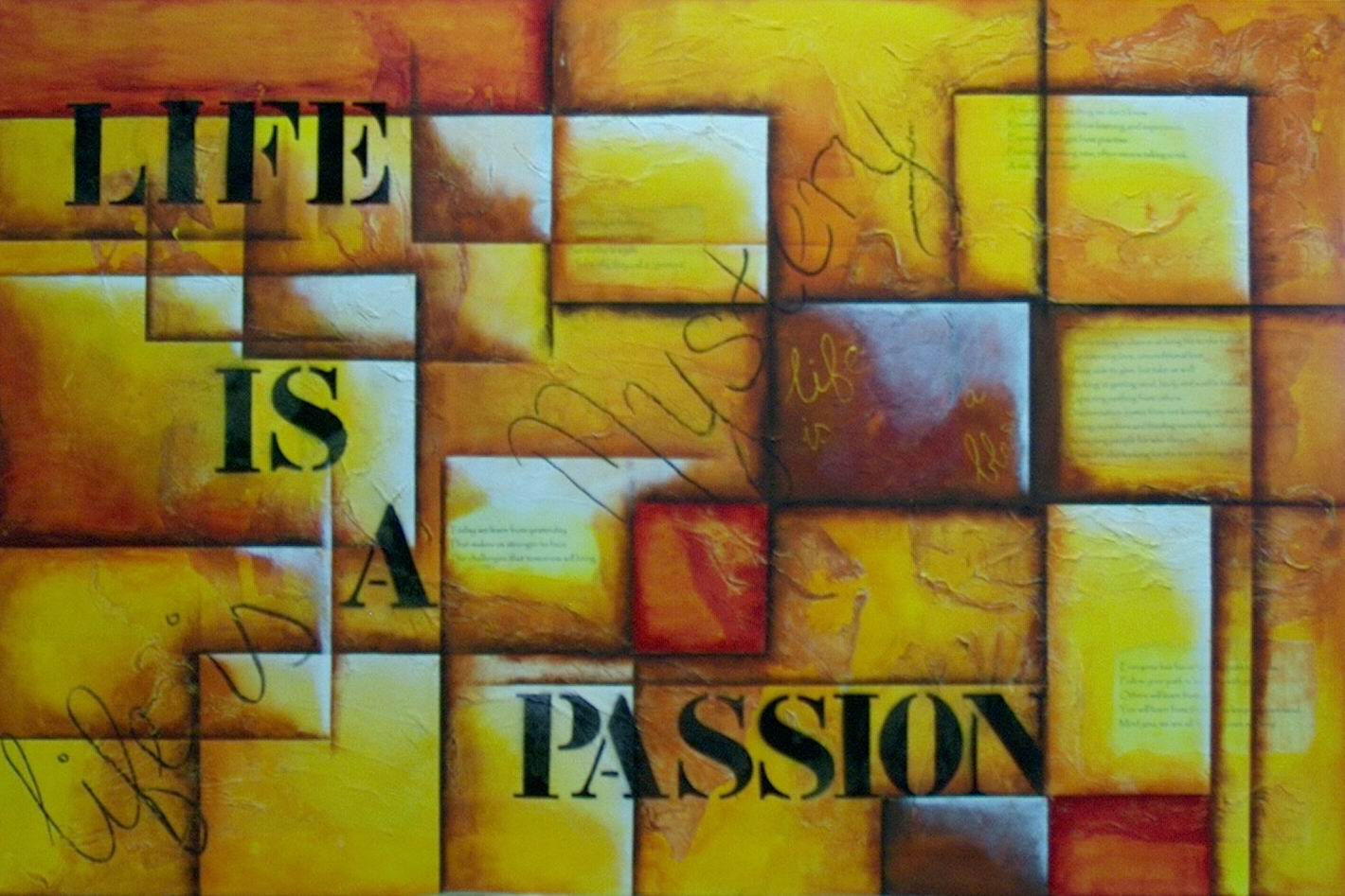 Life is a passion - kunstigart.nl