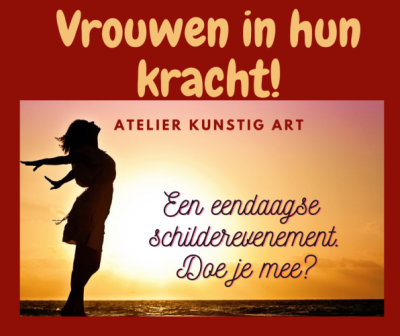Vrouwen in hun kracht schilder workshop