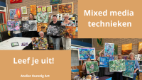 mixed media workshop kunstig art