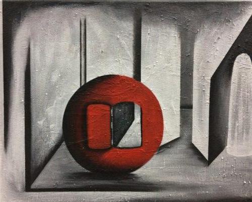 Nieuwe kansen kunstigart.nl 40 x 50 cm intuïtief schilderen